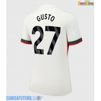 Camisa de time de futebol Chelsea Malo Gusto #27 Replicas 2º Equipamento Feminina 2025-26 Manga Curta